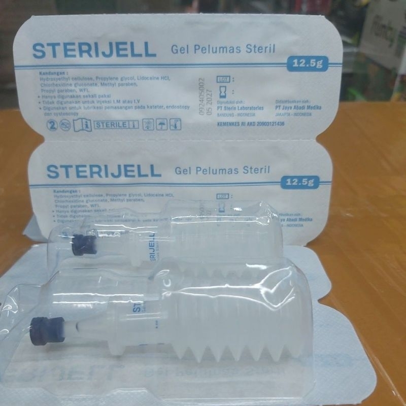 sterijell 12.5g gel steril pelumas ngt catheter-pcs