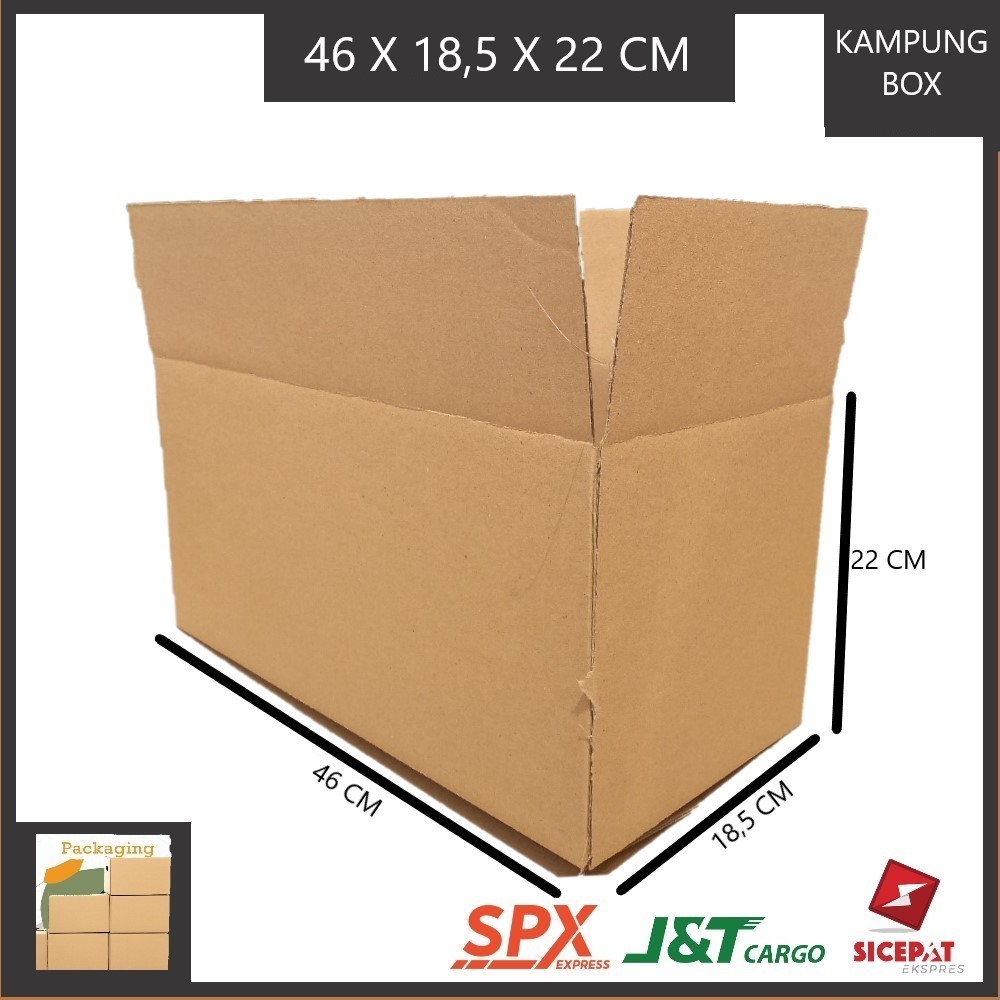 

KARDUS PACKING SINGGLE WALL UKURAN P46xL18,5xT22