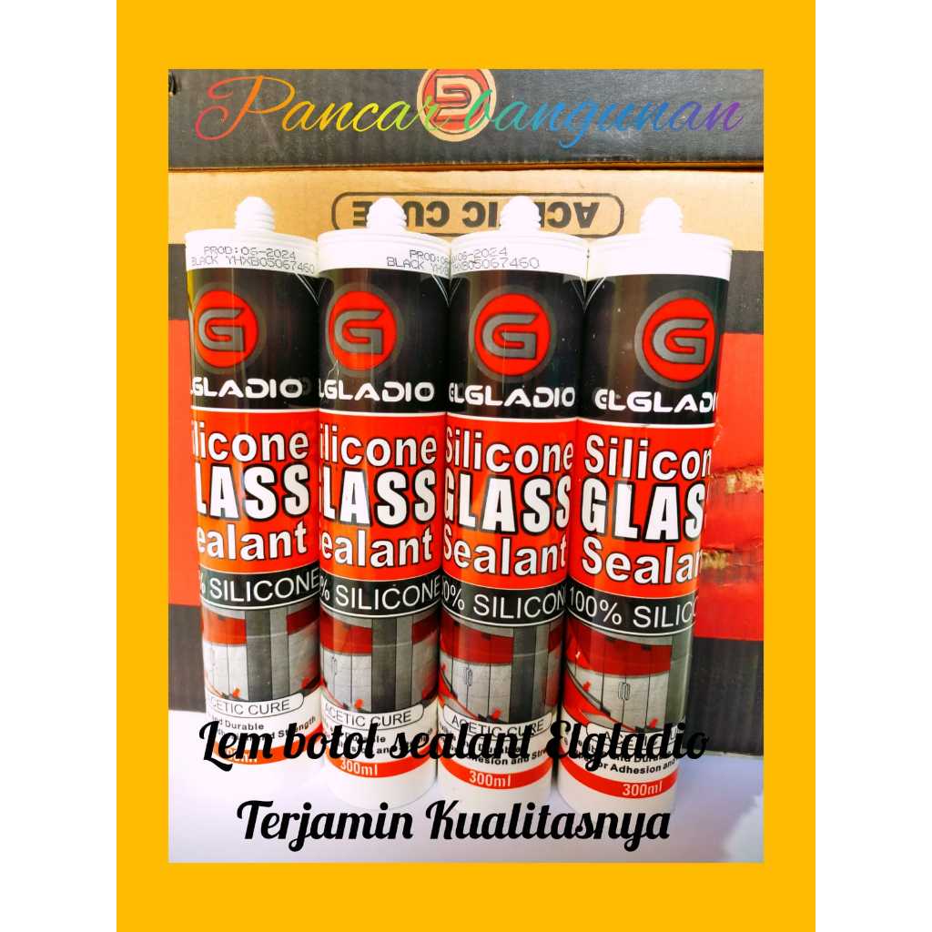 

LEM BOTOL ELGLADIO - LEM BOTOL CLEAR WHITE BLACK- LEM BOTOL ELGLADIO - LEM SILICONE ELGLADIO - LEM SILICONE