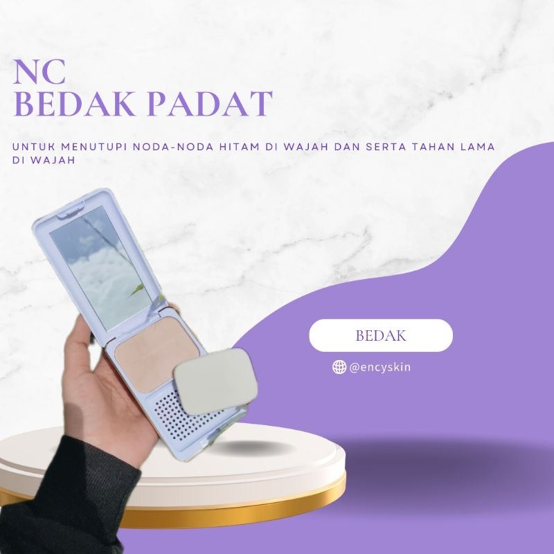 BEDAK PADAT NC BEAUTY SKIN/ TWO WAY CAKE NC BEAUTY SKIN