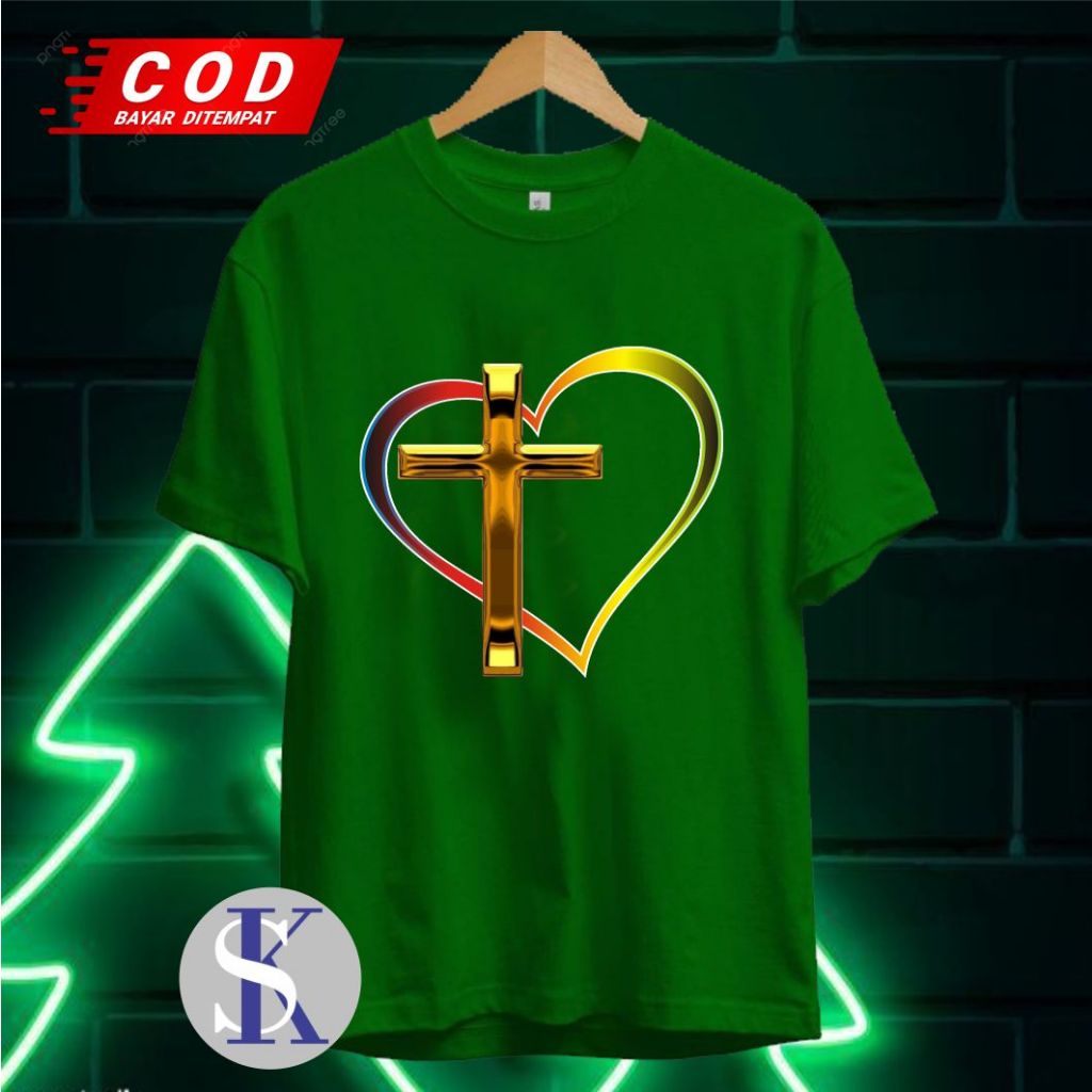 PAKAIAN PRIA WANITA ATASAN T-SHIRT KAOS GAMBAR SALIP LOVE