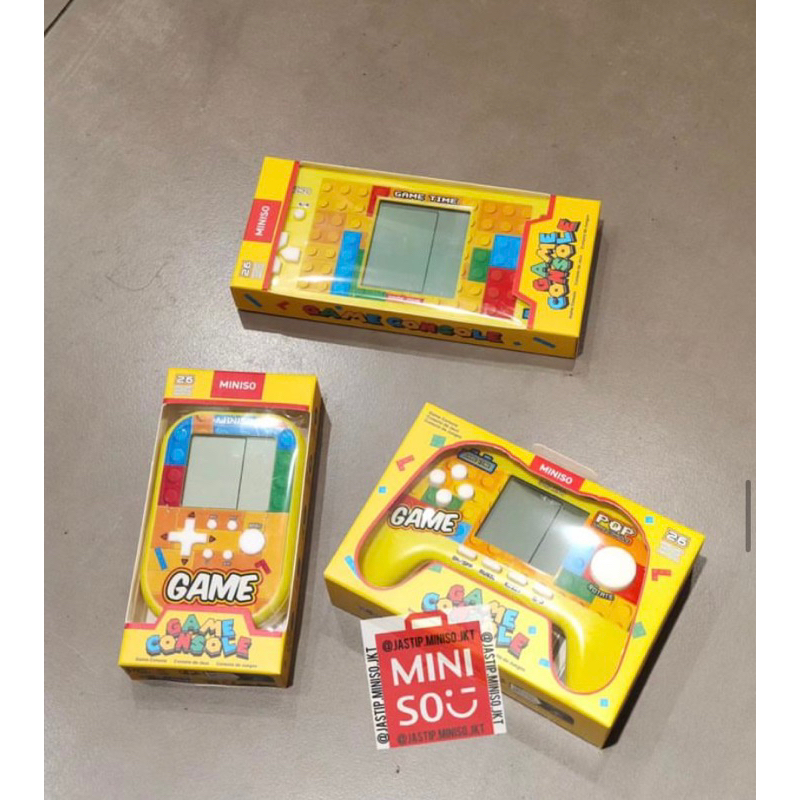 Gameboy Miniso Building Block Series Game Console Set 26 Games