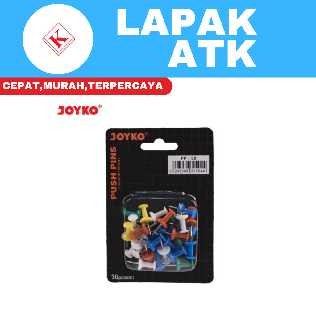 

Joyko Push Pin/Jarum Tekan/Joyko PP 30 +