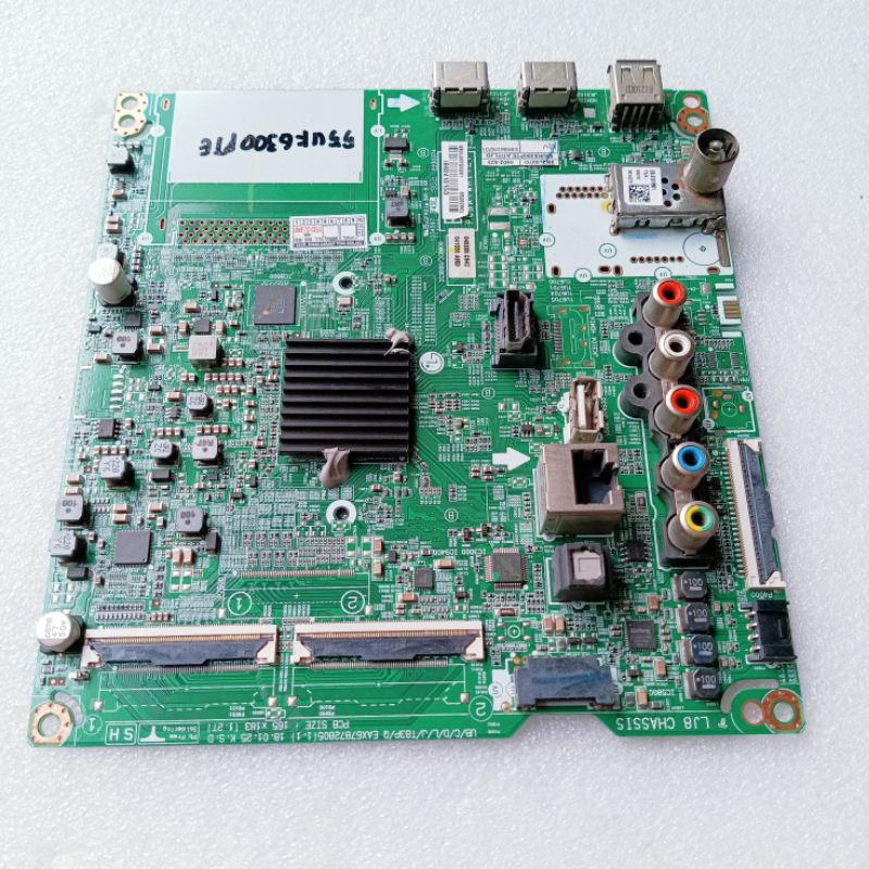mainboard tv lg 55uk6300 pte - mobo tv lg 55uk6300 pte soket lebar - mb tv LG 55uk6300 - motherboard