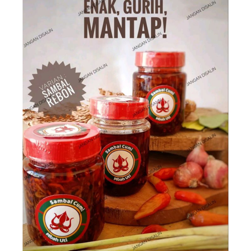 

SAMBAL CUMI MBAH UTI ( REBON)