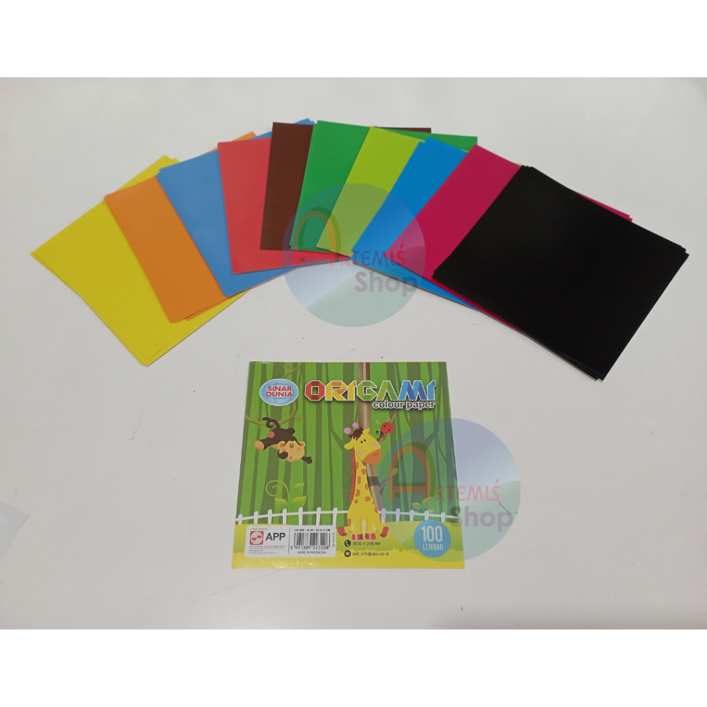 

Kertas Lipat / Origami 12 × 12 SiDU 25 K Isi 100 Lembar
