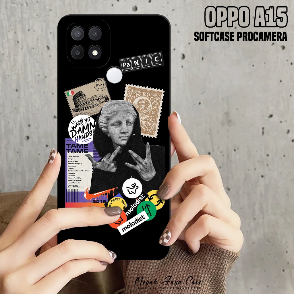 Case Oppo A15 / A15S - Casing Hp Oppo A15s / A15 Terbaru Motif Estetik - Mika Hp - Cover Hp - Siliko