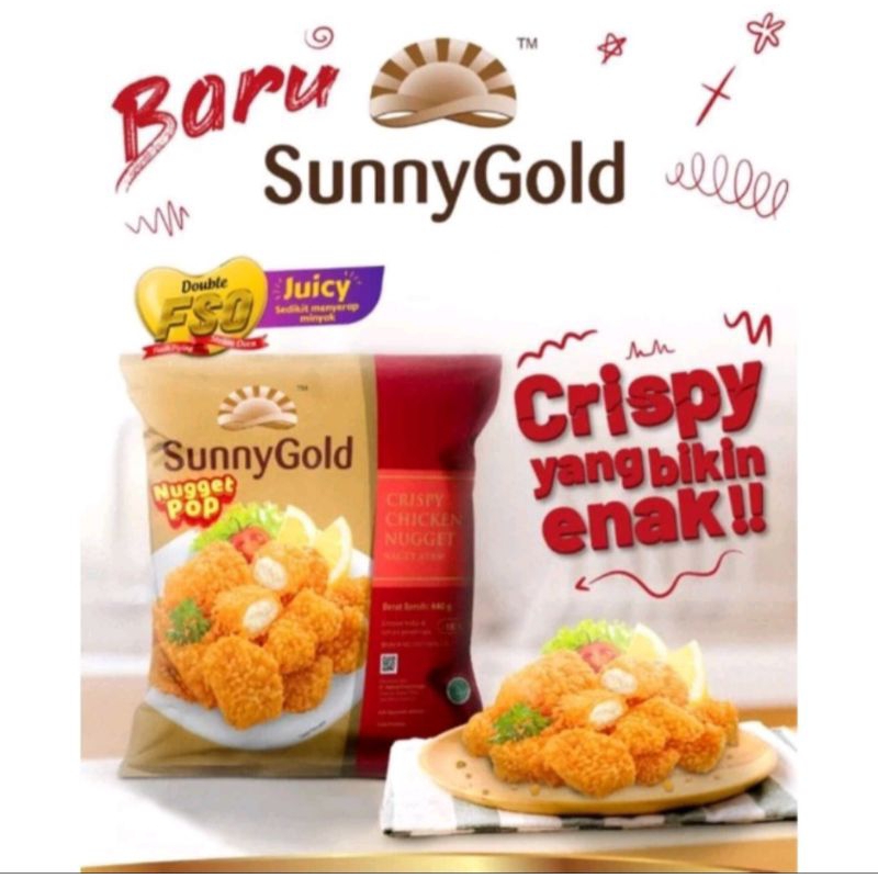 

SUNNY GOLD CHICKEN NUGGET POP 450gr