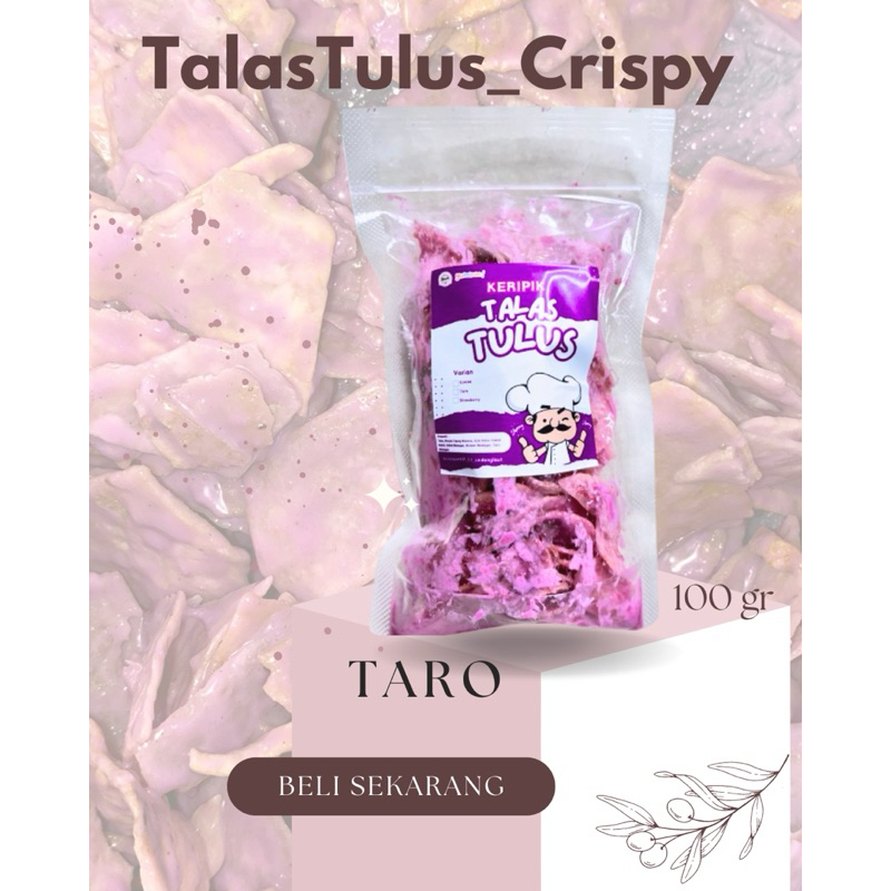 

Talas Tulus Crispy Varian Taro