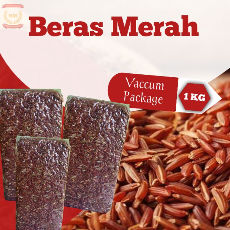 

Beras Merah Asli Cianjur Kemasan 1kg (Vaccum Package)