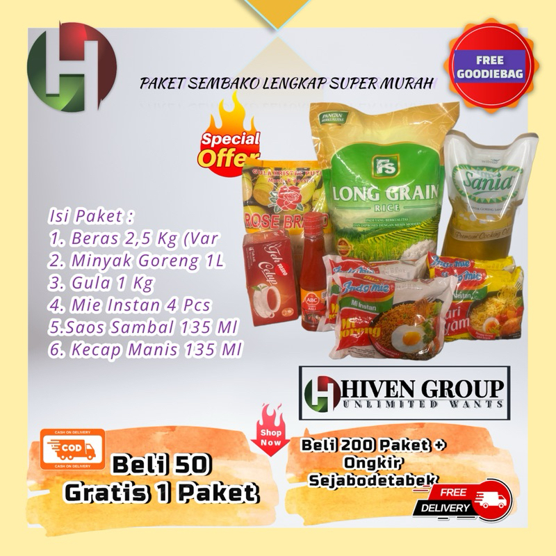 

PAKET SEMBAKO LENGKAP HEMAT SUPER MURAH