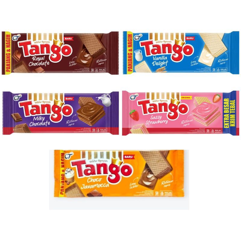 

Tango Aneka Wafer Chocolate Vanilla strawberry milky javamocca