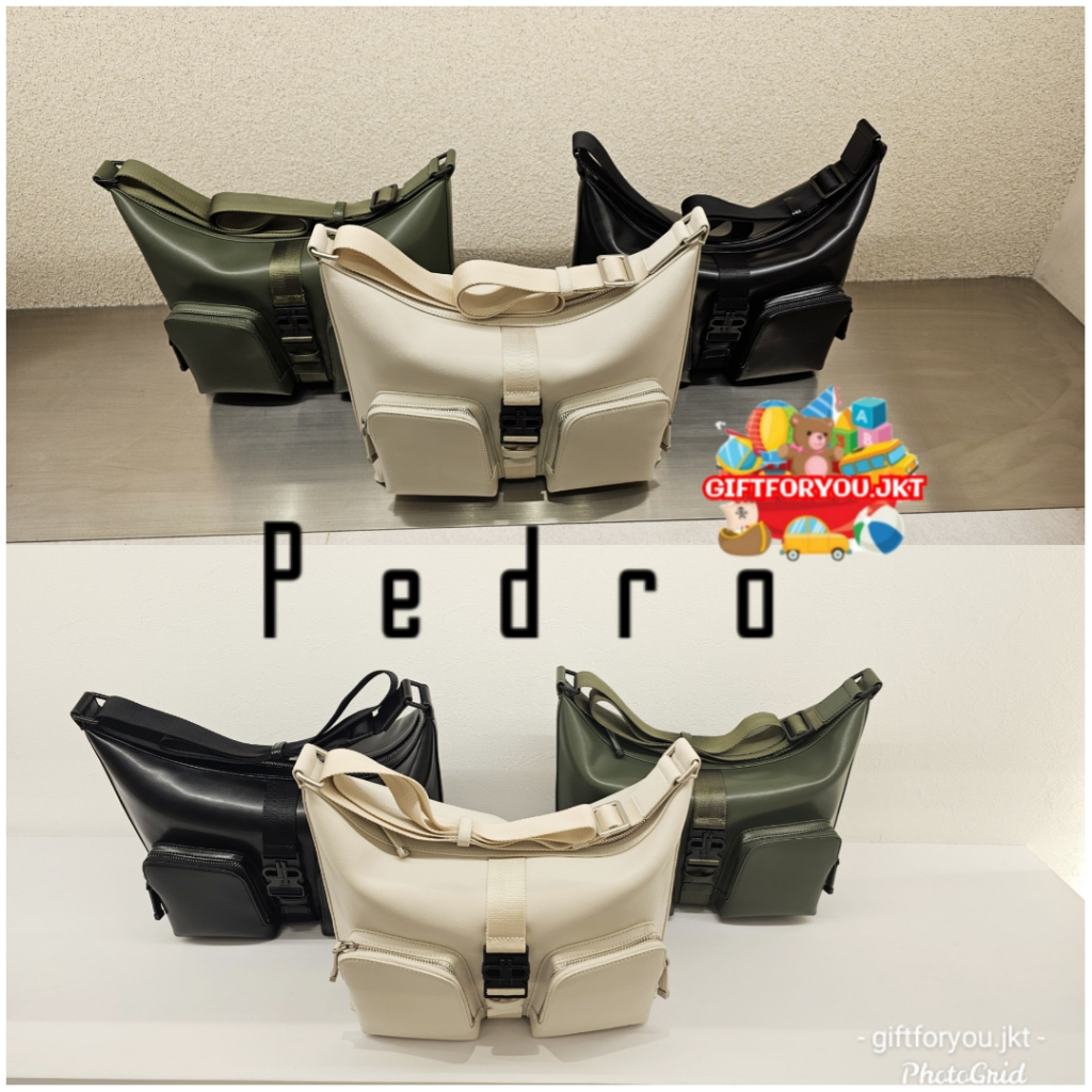 Tas Pedro Icon Sling Bag Crossbody Selempang Bahu Pria Man Laki-laki Cowok Fashion Branded Premium C