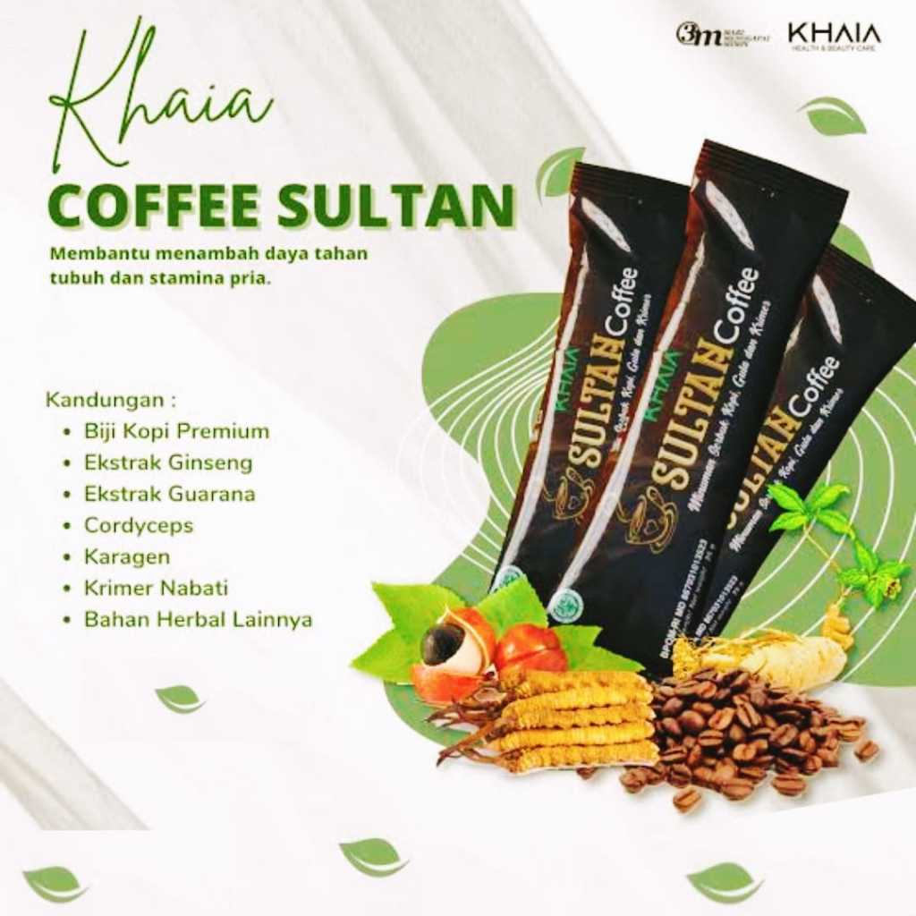 

DISTRIBUTOR RESMI KOPI SULTAN KHAIA 3 SACHET 90GR ORIGINAL