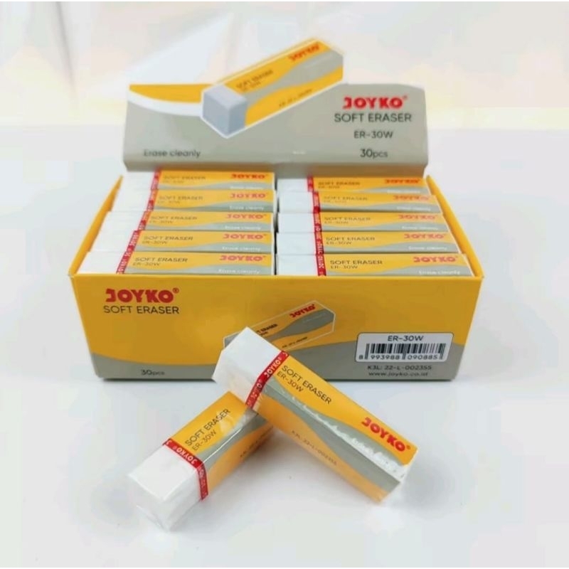Penghapus Joyko Besar 1pack 30pcs EB-30 & ER-30w