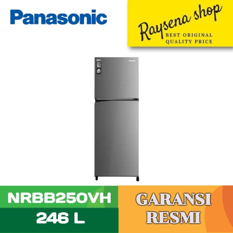 PANASONIC KULKAS 2 PINTU KECIL REFRIGERATOR NRBB250VH
