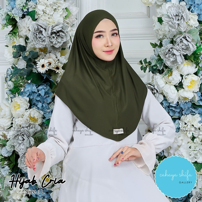 HIJAB CRIA HIJAB BAHAN JERSEY CAHAYA SHIFA
