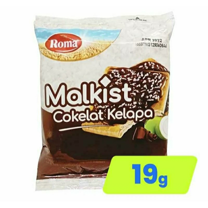 

ROMA MALKIST COKLAT KELAPA 19 gram