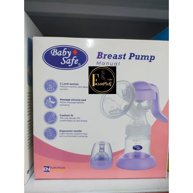 breast pump baby safe manual alat pompa asi pumping asi