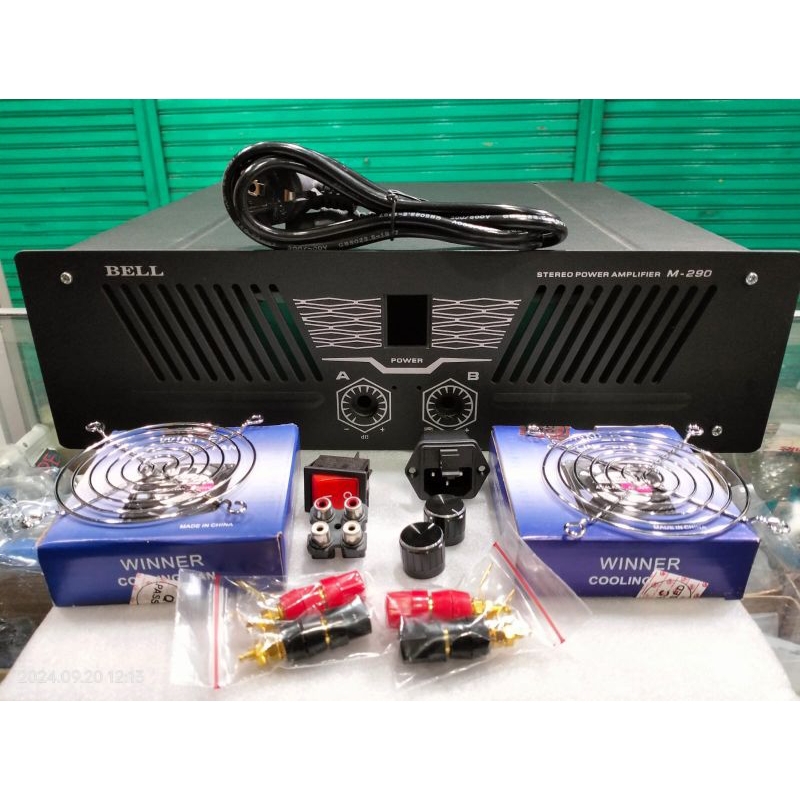 BOK POWER AMPLIFIER M290 BELL+ACC(FAN /KIPAS AC220)