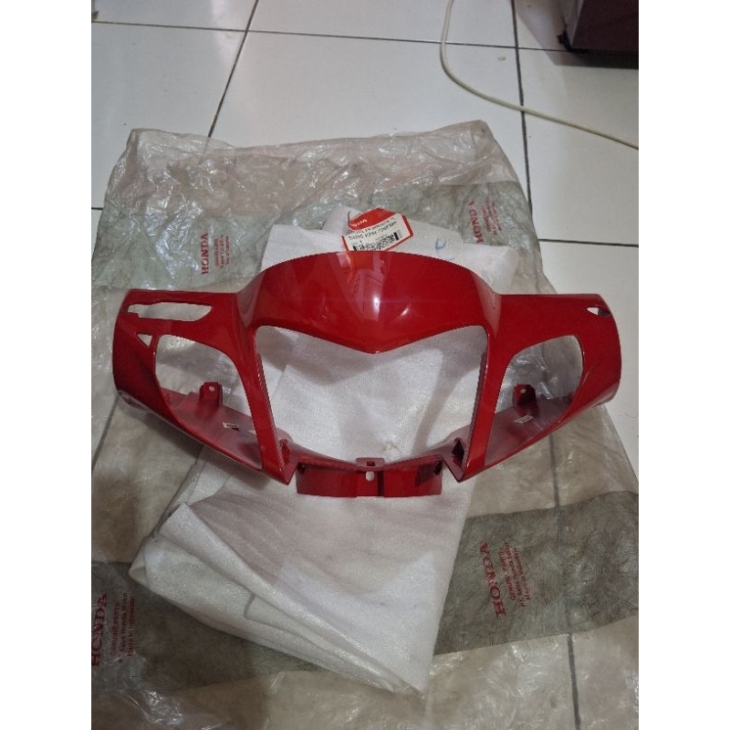 cover batok lampu batok depan batok karisma 125 merah cakram original ahm honda