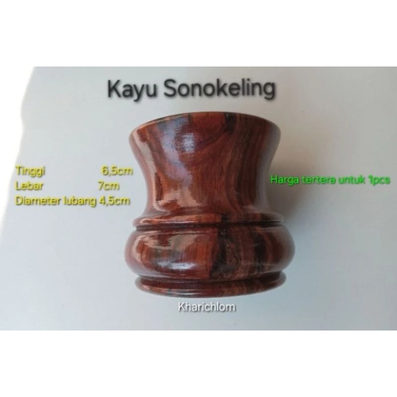 Gulungan/Golongan/Gogolong Senar Pancing Bahan Kayu Sonokeling Harga Satuan