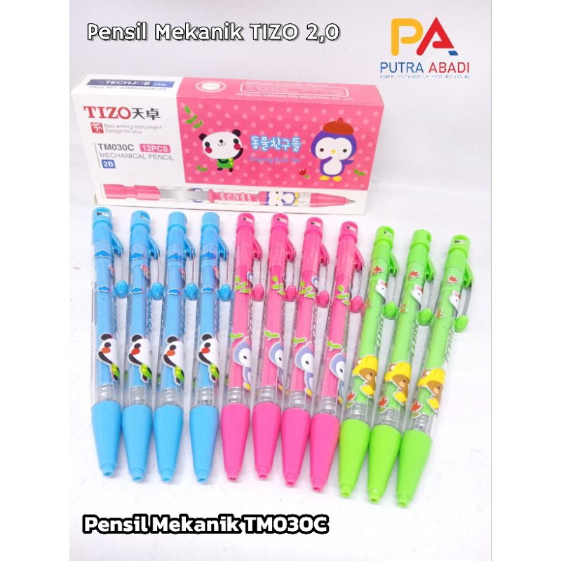 

Satu Pcs Pensil Mekanik Tizo / Mechanical Pencil Tizo TM 030C 030H 030G