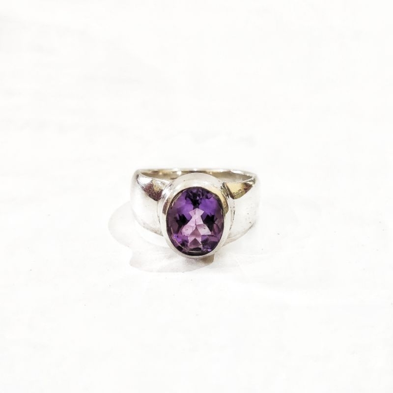 Cincin Ring Perak Silver Bali Asli 925 Motif Polos Lebar Pria Wanita Costum Elegant