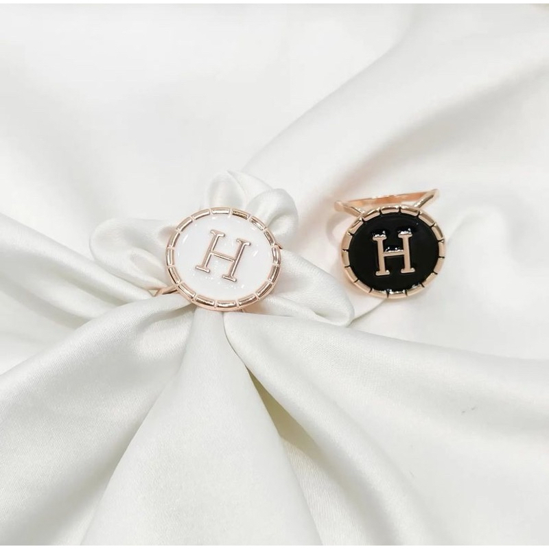 Keikoonlineshop Ring bros bulat H / Ring scraft H / Cincin Ring hijab fashion