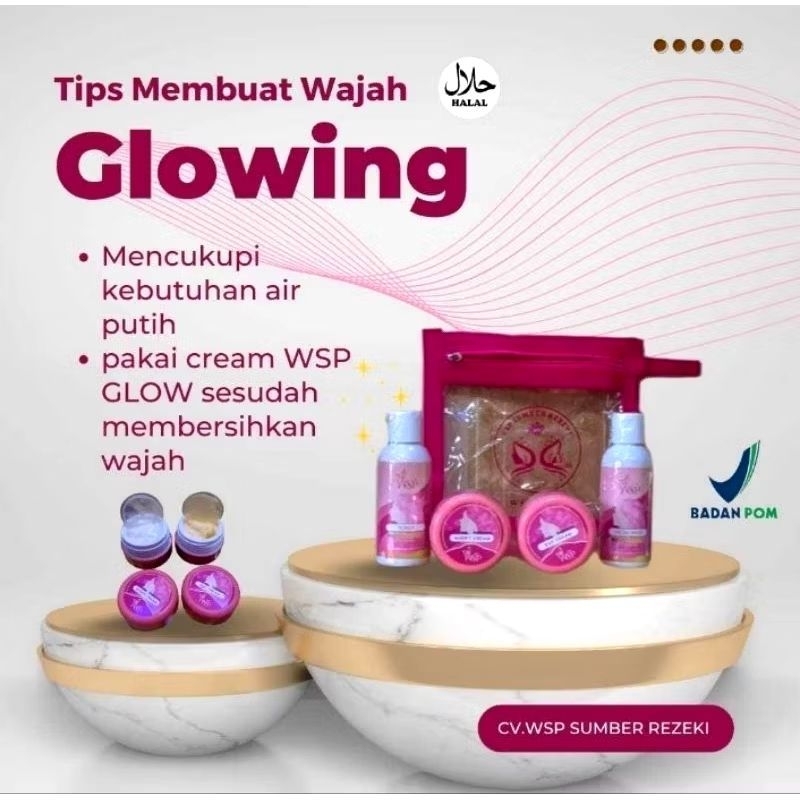 WSP GLOW SKINCARE ORIGINAL BPOM/WSP SKINCARE/WSP GLOW BPOM
