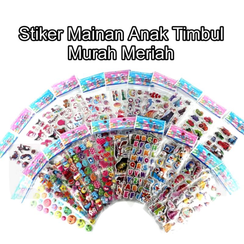 

Stiker Timbul Murah 3d / Stiker Mainan Anak Timbul