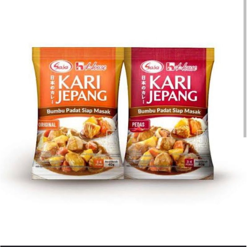 

Kari Jepang Sasa/bumbu Padat siap masak 40 gram