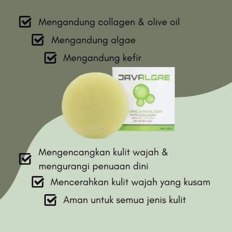 JAVALGAE NASA SABUN PEMBERSIH WAJAH BPOM