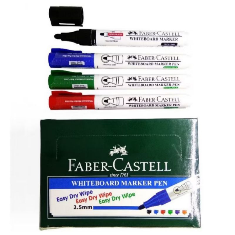 

Faber Castell Whiteboard Marker 1544 Spidol papan tulis Spidol Sekolah Spidol non permanen