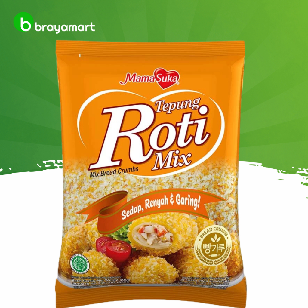 

Mamasuka Tepung Roti Mix 200gr Mix Bread Crumbs Brayamart