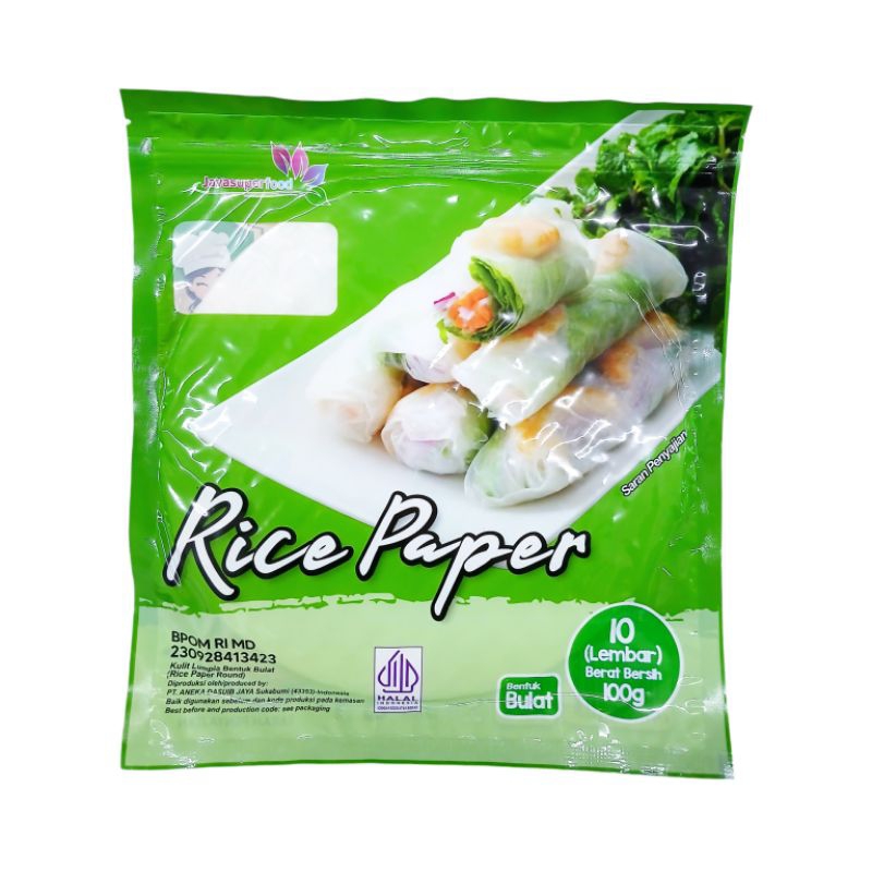 

Javasuperfood Rice paper isi 10 Lembar