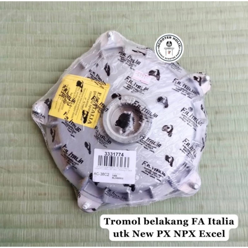 Tromol belakang fa italia utk Npx excel dkk