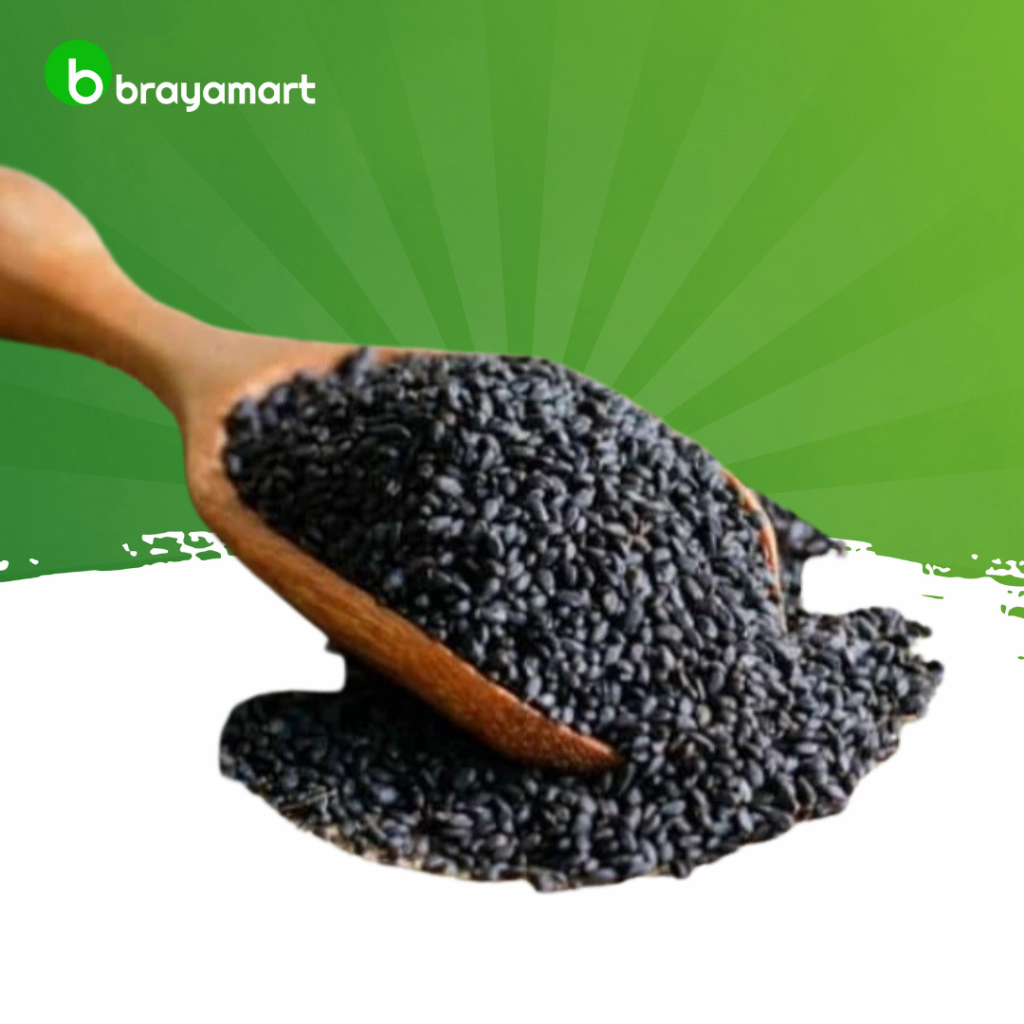 

Biji selasih 100 gram selasih - basil seed premium quality 100 gram Brayamart