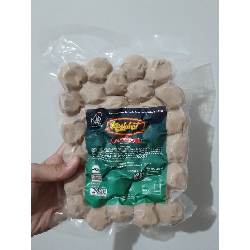 

[INSTAN ONLY] BAKSO DAGING SAPI MASLAHAT KEMASAN 500GR