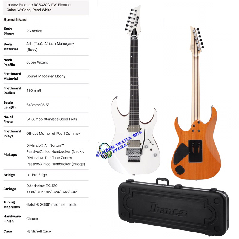 IBANEZ PRESTIGE RG5320C ELECTRIC GUITAR MADE IN JAPAN