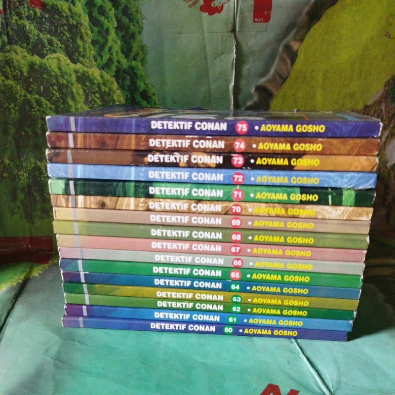 komik original Detektif Conan vol : 60-61-62-63-64-66-68-69-70-71-72-73-74