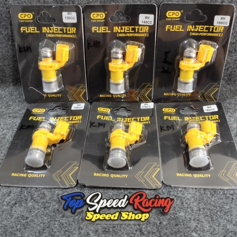 INJEKTOR CPO YAMAHA 8HOLE 160 cc / 170 cc / 180 cc NEW NMAX , NEW AEROX / R 15 / MX KING / VIXION / 