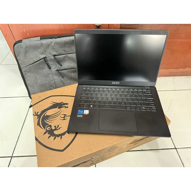 MSI MODERN 14 C12MO | CORE i7-12550U | RAM 16GB | SSD 512GB | LAPTOP BEKAS | LAPTOP SECOND