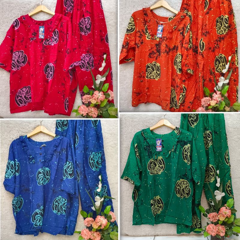 Setelan Alvin Batik Cetak CP JUMBO