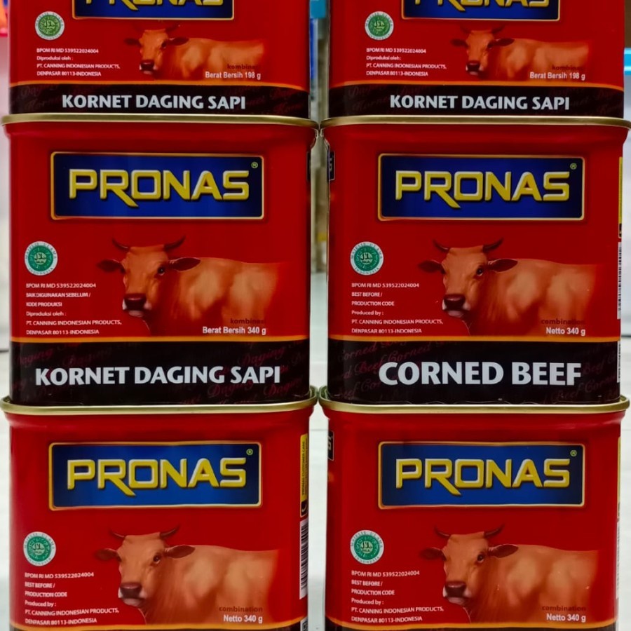 

korned Pronas Beef 198gr 198 / pronas / kornet sapi