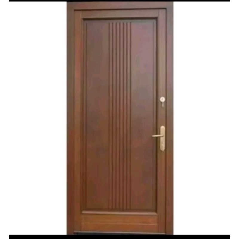 pintu kayu jati plus kusen
