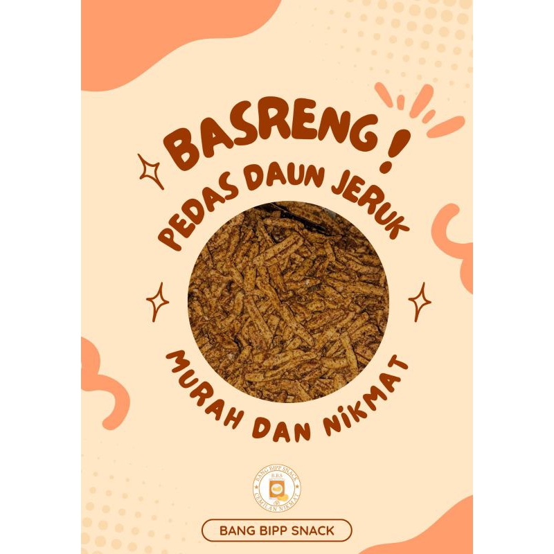 

DIJAMIN MAU CHECKOUT LAGIII BASRENG PEDAS DAUN JERUK 250GR
