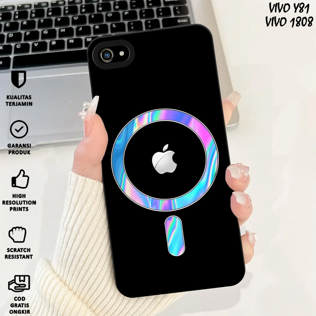 CASE VIVO 1808 - Casing Vivo 1808 Motif LOGO MAGSAFE - Case Hp 1808 - Casing Hp 1808 - Softcase Vivo
