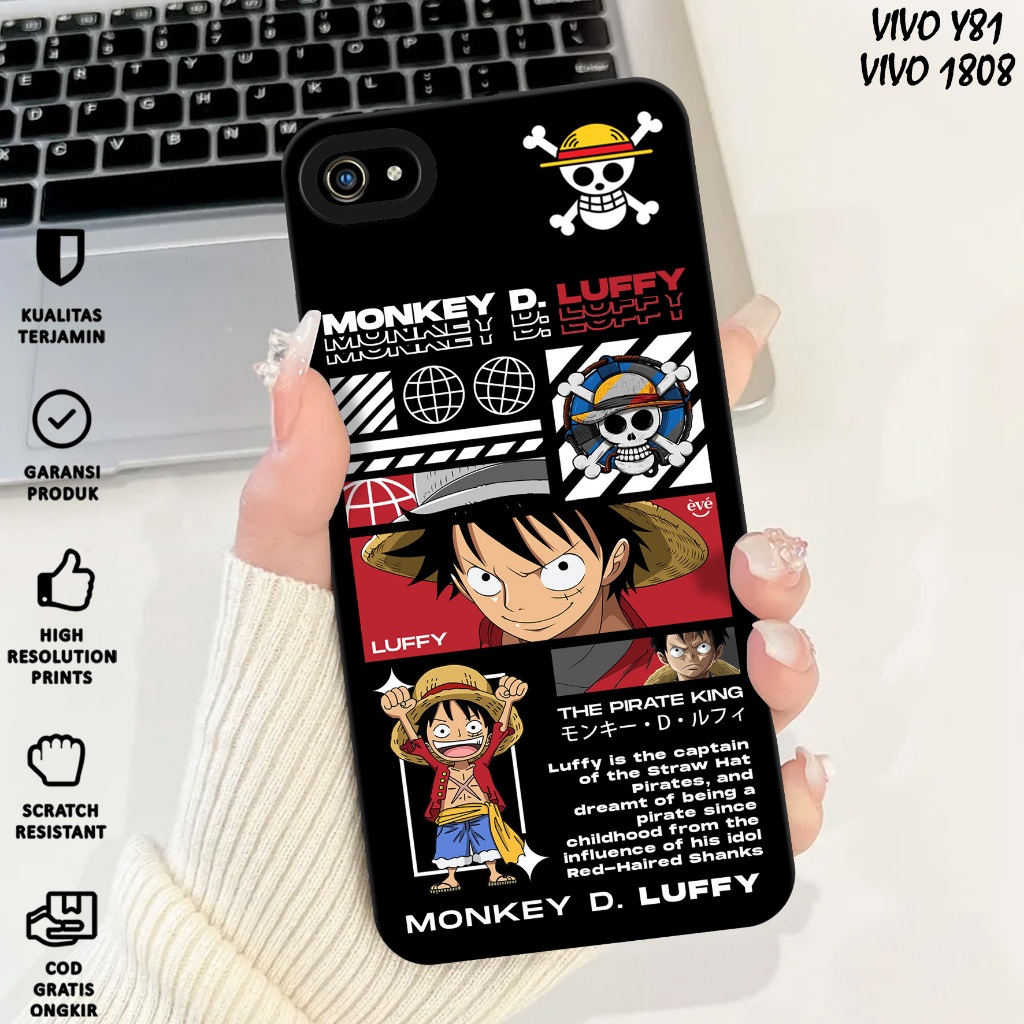 CASE VIVO 1808 - Casing Vivo 1808 Motif ONE PIECE - Case Hp 1808 - Casing Hp 1808 - Softcase Vivo 18