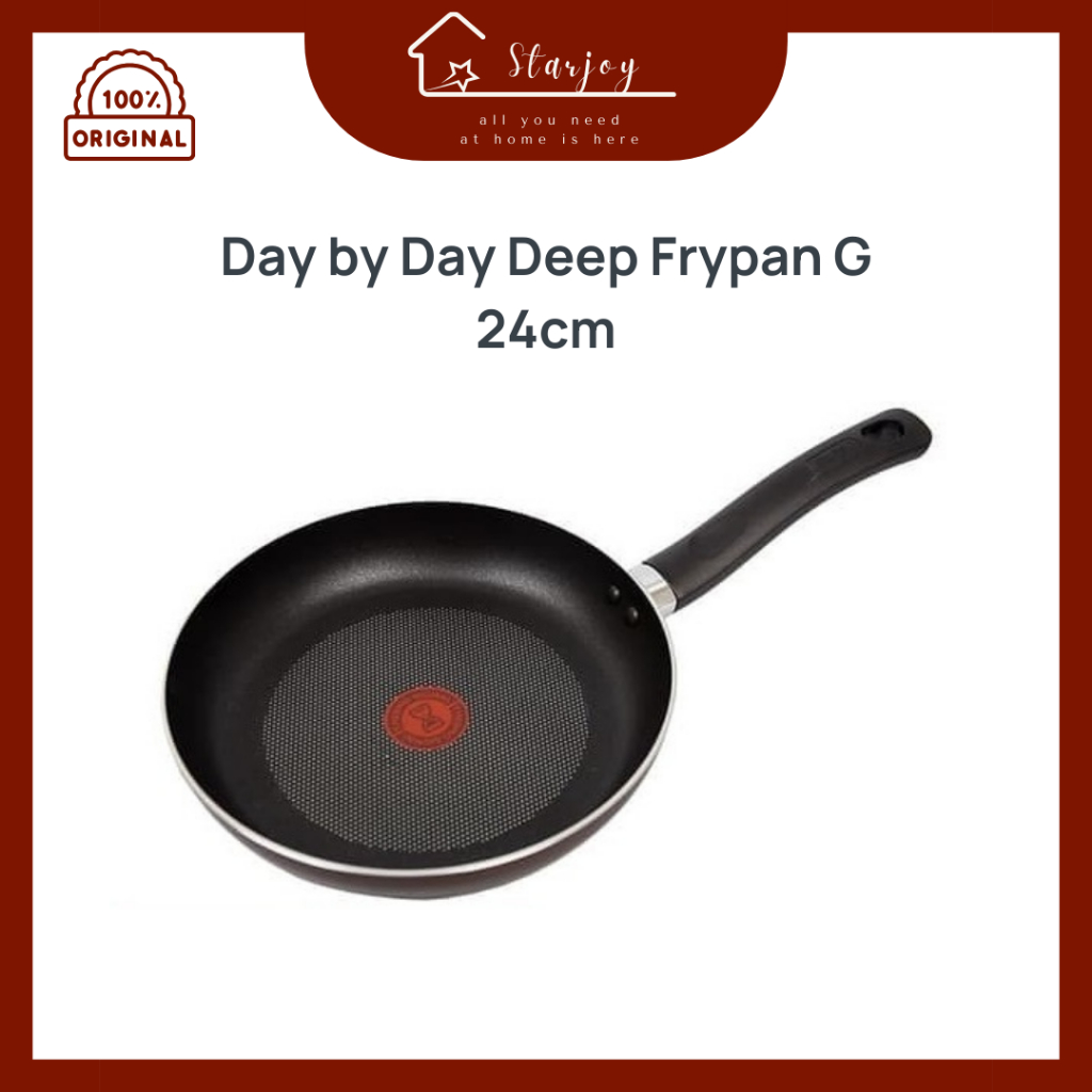 Tefal Day by Day Frypan 24cm | Tefal Wajan Anti Lengket